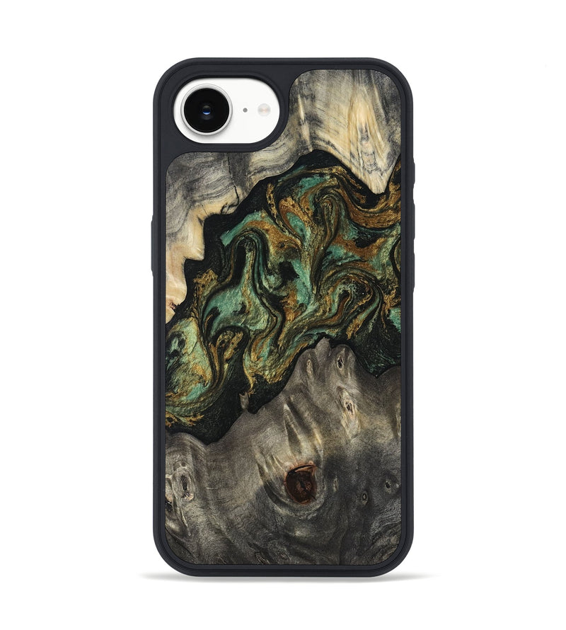 iPhone 16e Wood Phone Case - Rowen (Green, 817658)