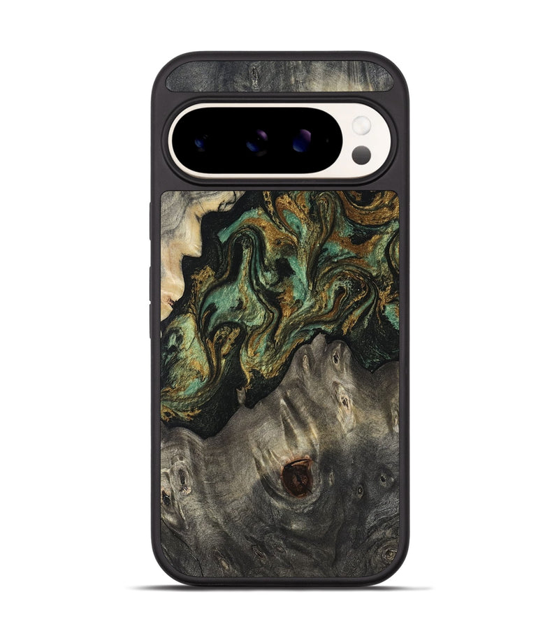 Pixel 9 Pro Wood Phone Case - Rowen (Green, 817658)