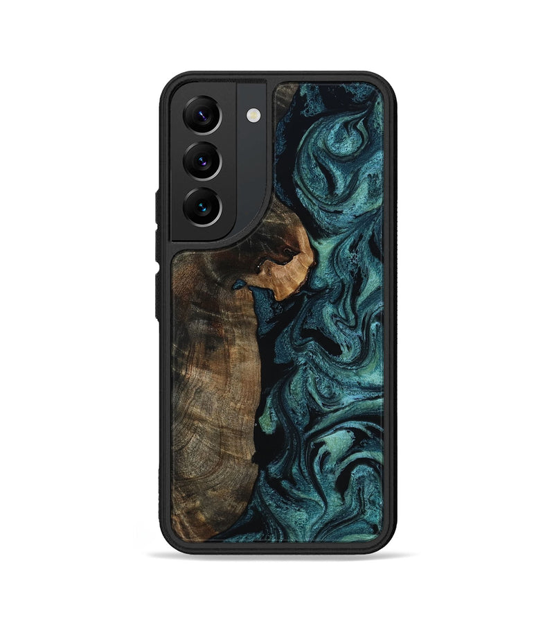Galaxy S22 Wood Phone Case - Kristen (Green, 817659)
