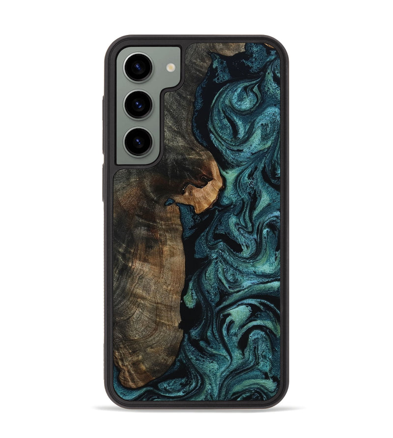 Galaxy S23 Plus Wood Phone Case - Kristen (Green, 817659)