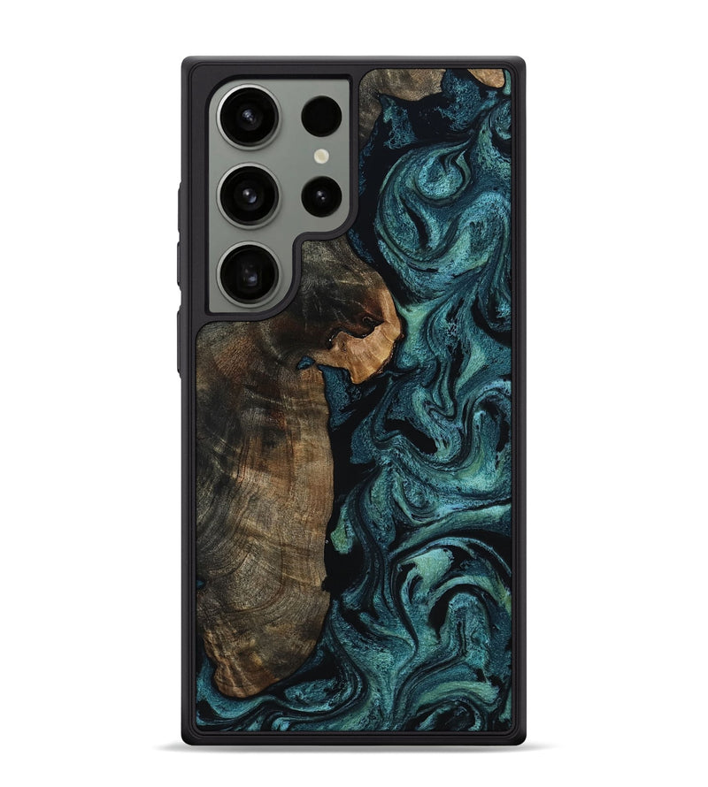 Galaxy S24 Ultra Wood Phone Case - Kristen (Green, 817659)