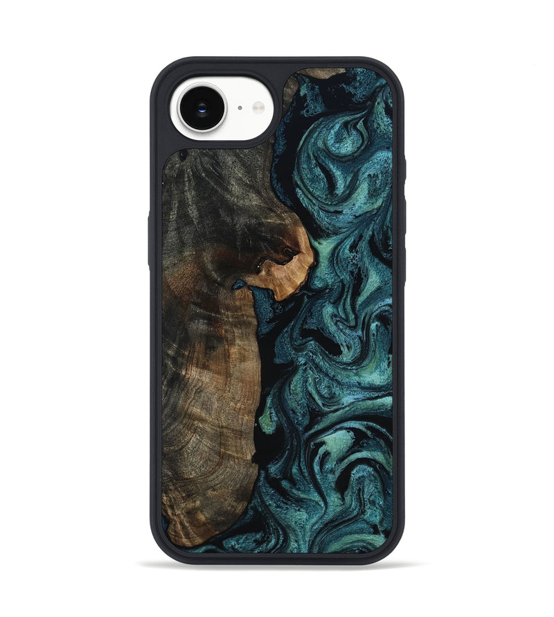 iPhone 16e Wood Phone Case - Kristen (Green, 817659)