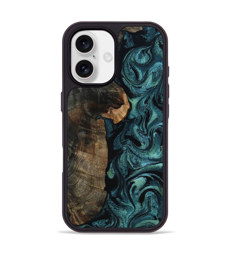iPhone 17 Wood Phone Case - Kristen (Green, 817659)
