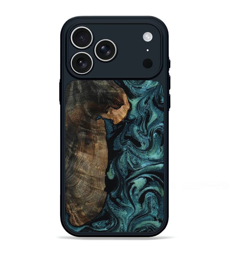 iPhone 17 Pro Max Wood Phone Case - Kristen (Green, 817659)
