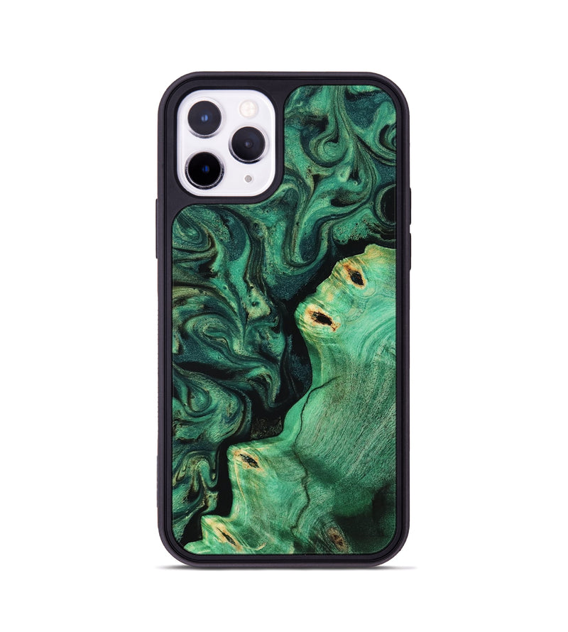 iPhone 11 Pro Wood Phone Case - Magnus (Green, 817660)
