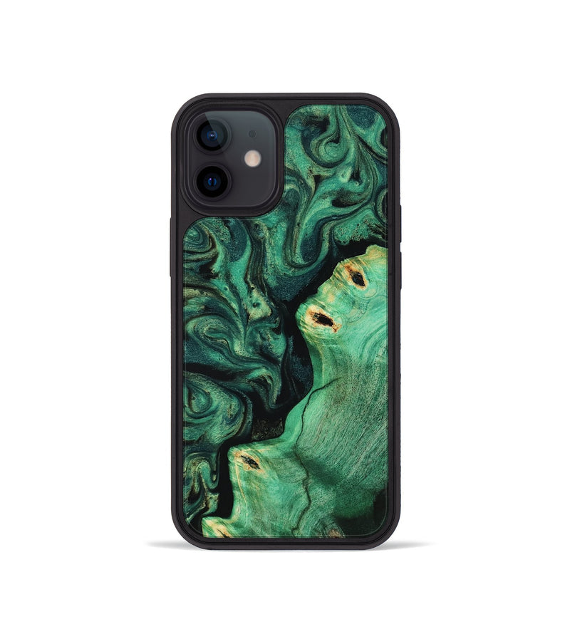 iPhone 12 mini Wood Phone Case - Magnus (Green, 817660)