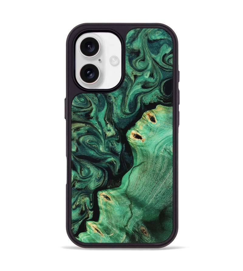 iPhone 17 Wood Phone Case - Magnus (Green, 817660)