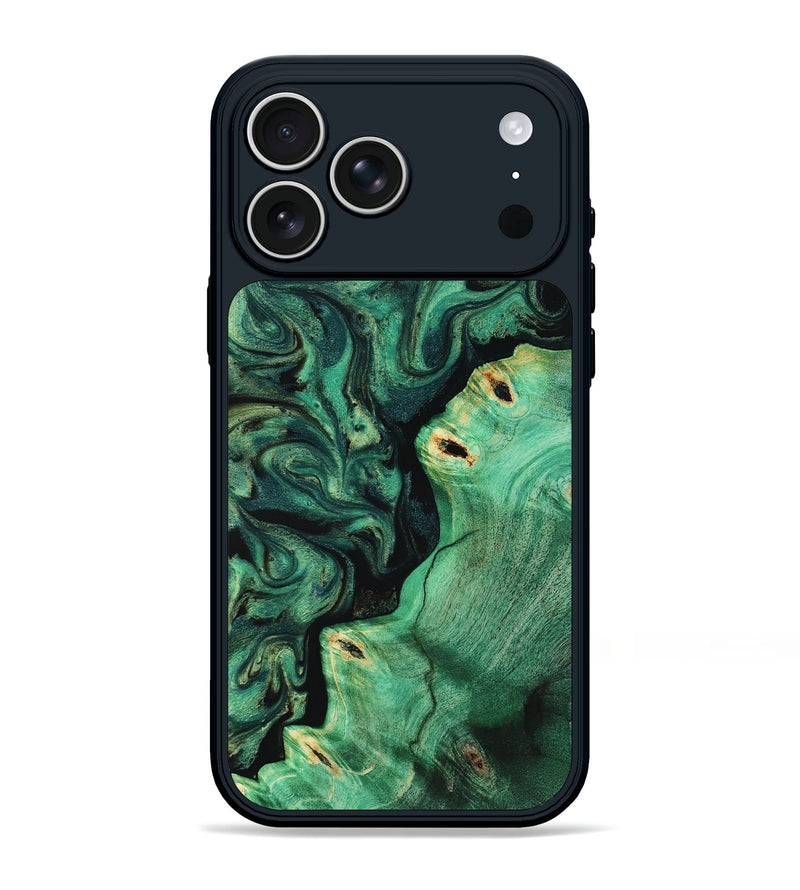 iPhone 17 Pro Max Wood Phone Case - Magnus (Green, 817660)