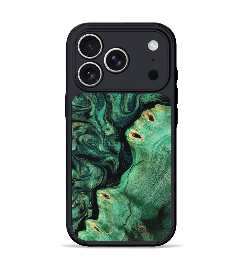 iPhone 17 Pro Wood Phone Case - Magnus (Green, 817660)