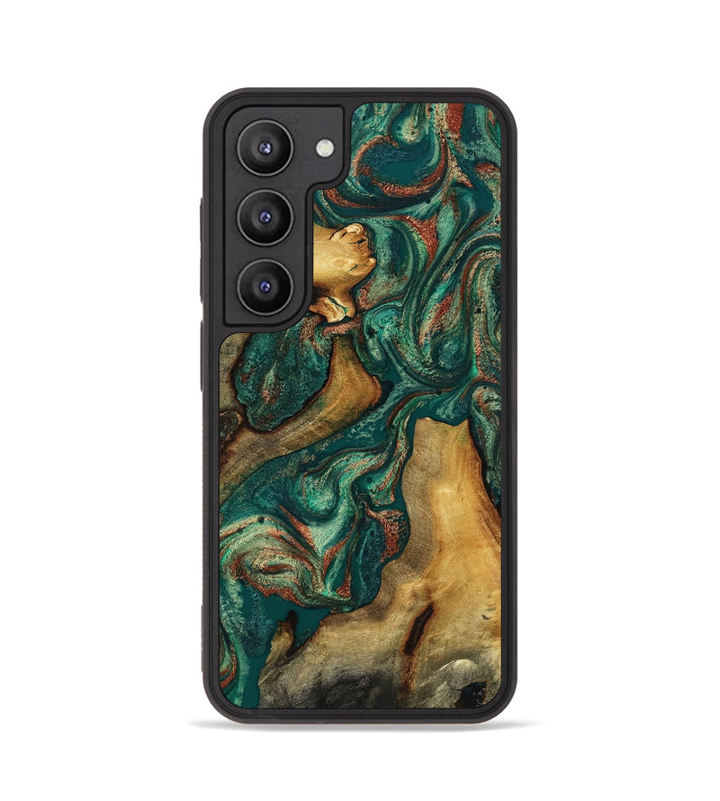 Galaxy S23 Wood Phone Case - Jill (Green, 817661)