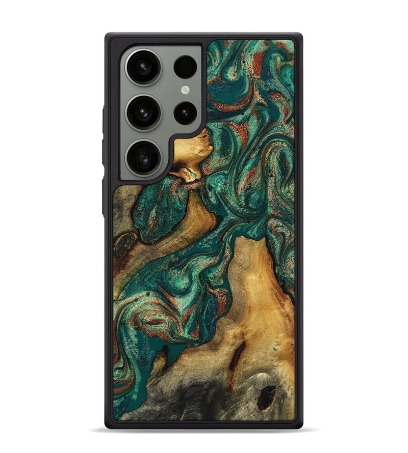 Galaxy S24 Ultra Wood Phone Case - Jill (Green, 817661)
