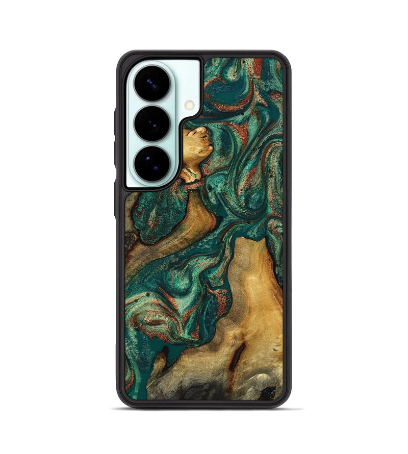 Galaxy S26 Wood Phone Case - Jill (Green, 817661)