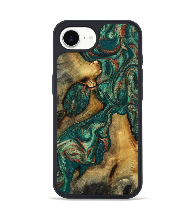 iPhone 16e Wood Phone Case - Jill (Green, 817661)