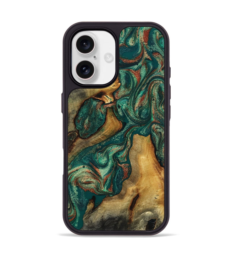 iPhone 17 Wood Phone Case - Jill (Green, 817661)