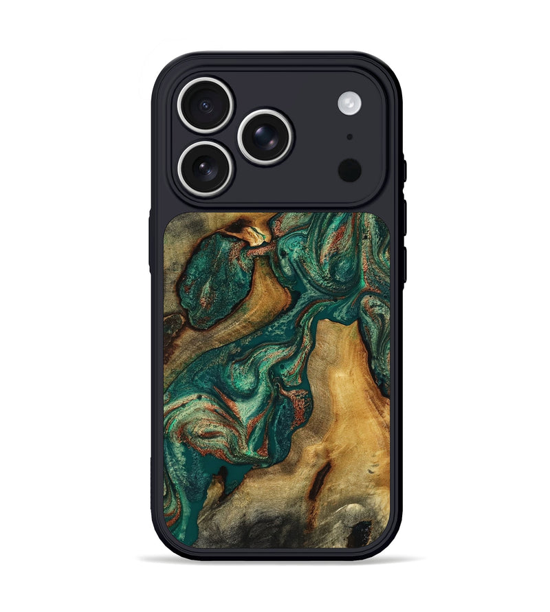 iPhone 17 Pro Wood Phone Case - Jill (Green, 817661)