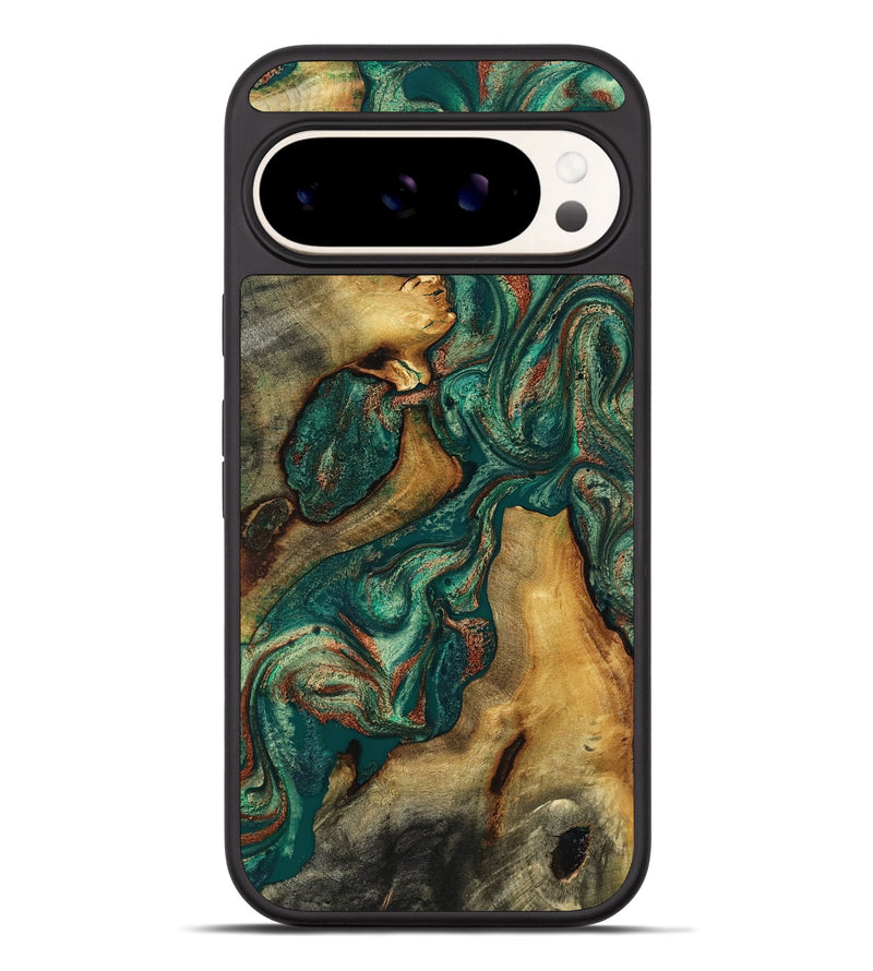 Pixel 9 Pro XL Wood Phone Case - Jill (Green, 817661)