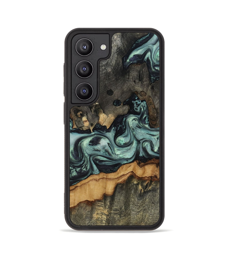 Galaxy S23 Wood Phone Case - Zaiden (Green, 817662)
