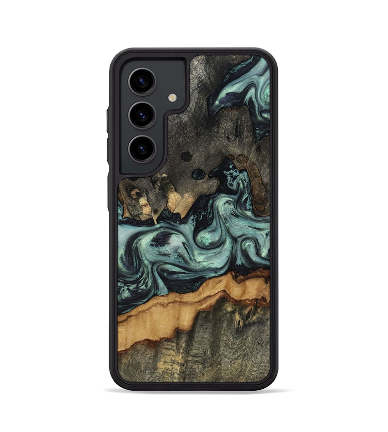 Galaxy S24 Wood Phone Case - Zaiden (Green, 817662)