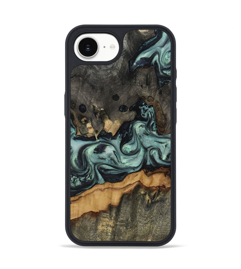 iPhone 17e Wood Phone Case - Zaiden (Green, 817662)