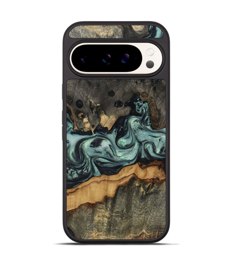 Pixel 9 Wood Phone Case - Zaiden (Green, 817662)