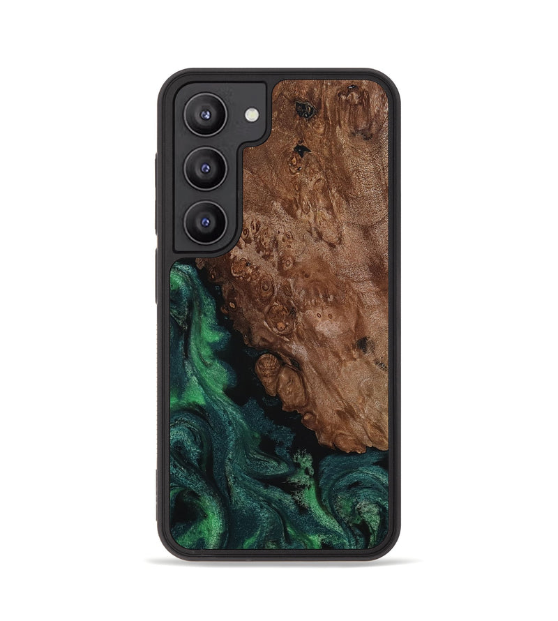 Galaxy S23 Wood Phone Case - Jolie (Green, 817663)