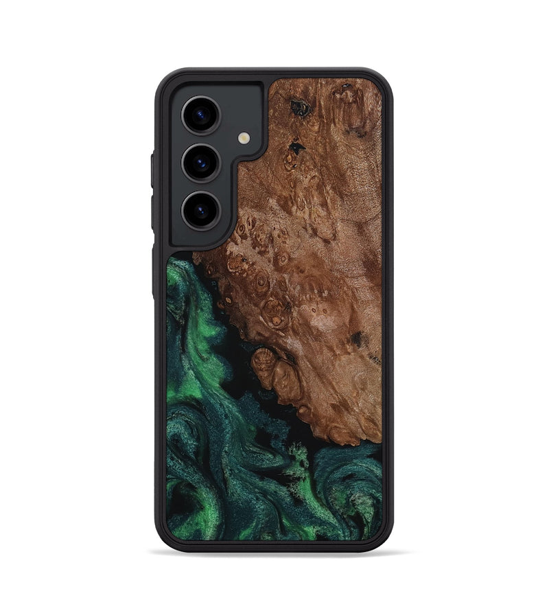 Galaxy S24 Wood Phone Case - Jolie (Green, 817663)
