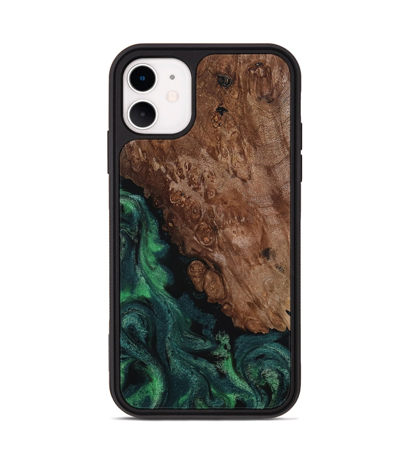 iPhone 11 Wood Phone Case - Jolie (Green, 817663)