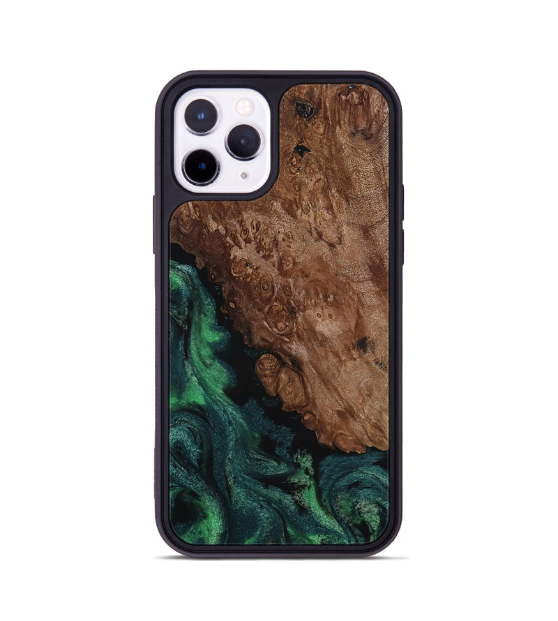 iPhone 11 Pro Wood Phone Case - Jolie (Green, 817663)