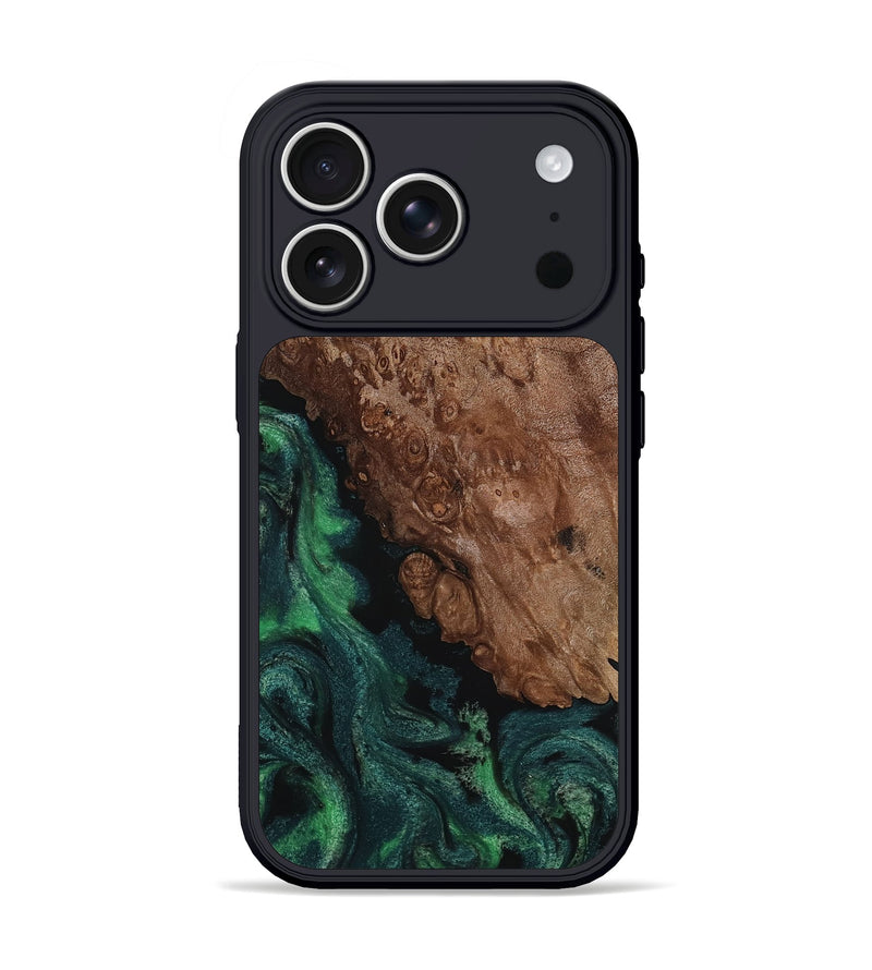 iPhone 17 Pro Wood Phone Case - Jolie (Green, 817663)