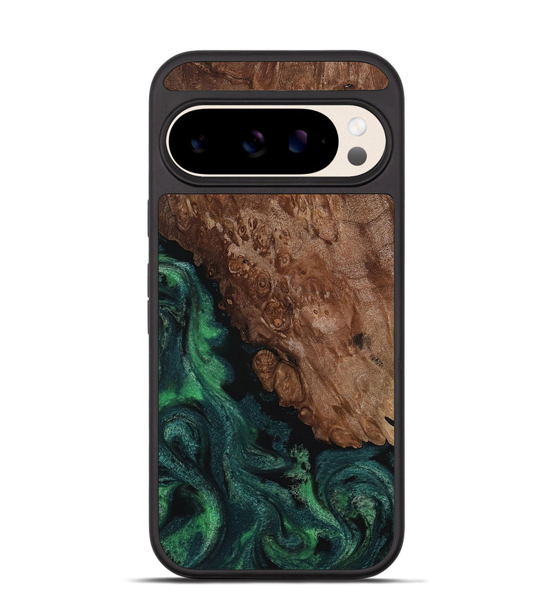 Pixel 10 Wood Phone Case - Jolie (Green, 817663)