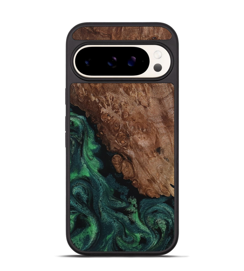 Pixel 9 Pro Wood Phone Case - Jolie (Green, 817663)