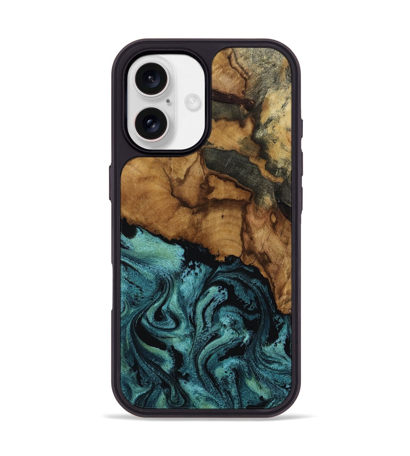 iPhone 17 Wood Phone Case - Lulu (Green, 817664)