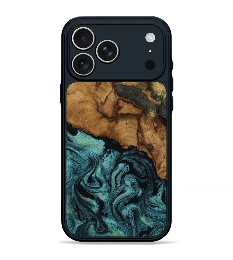 iPhone 17 Pro Max Wood Phone Case - Lulu (Green, 817664)