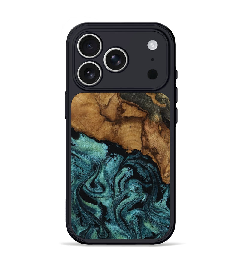 iPhone 17 Pro Wood Phone Case - Lulu (Green, 817664)