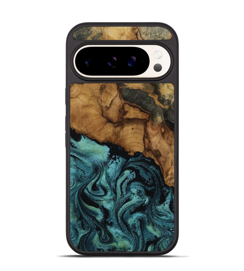 Pixel 9 Pro Wood Phone Case - Lulu (Green, 817664)