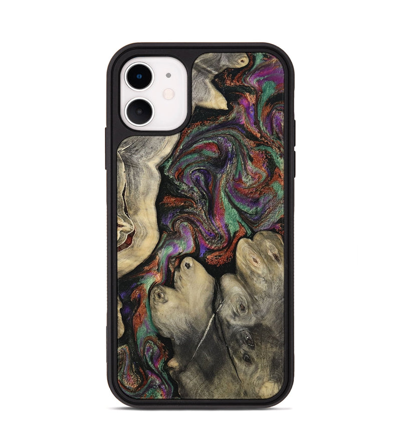 iPhone 11 Wood Phone Case - Doyle (Green, 817665)