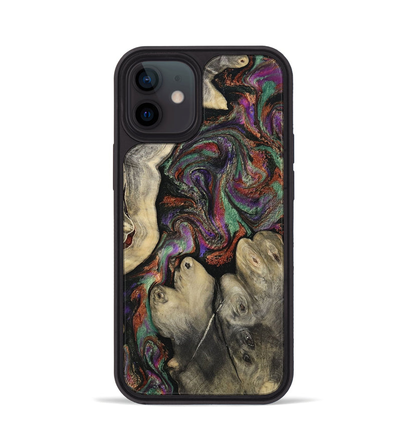 iPhone 12 Wood Phone Case - Doyle (Green, 817665)