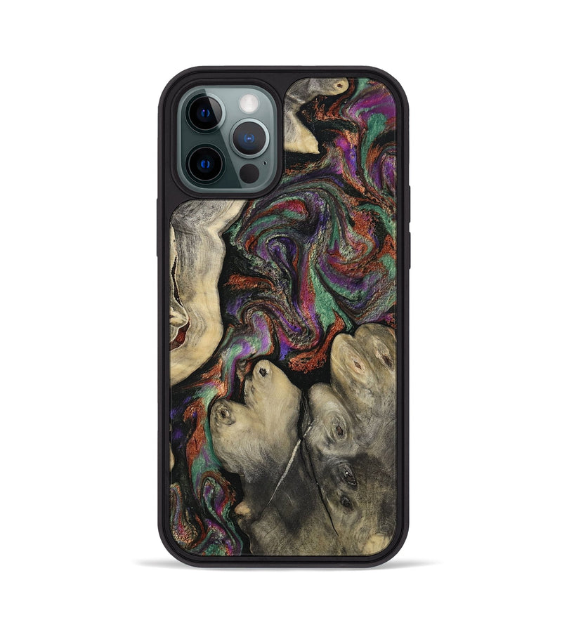 iPhone 12 Pro Wood Phone Case - Doyle (Green, 817665)