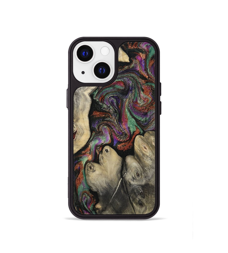 iPhone 13 mini Wood Phone Case - Doyle (Green, 817665)
