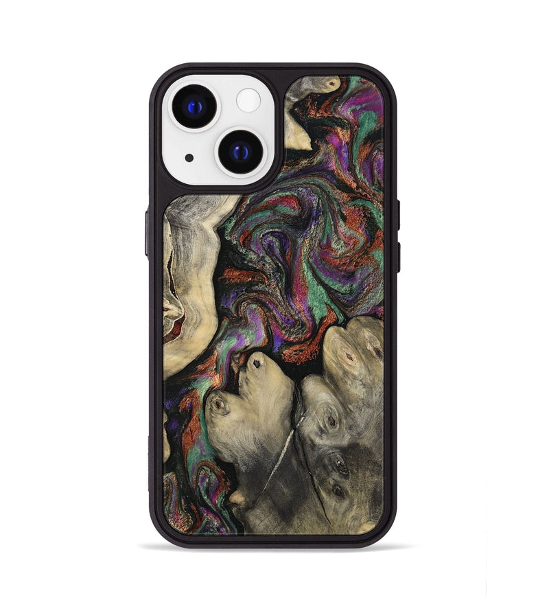 iPhone 13 Wood Phone Case - Doyle (Green, 817665)