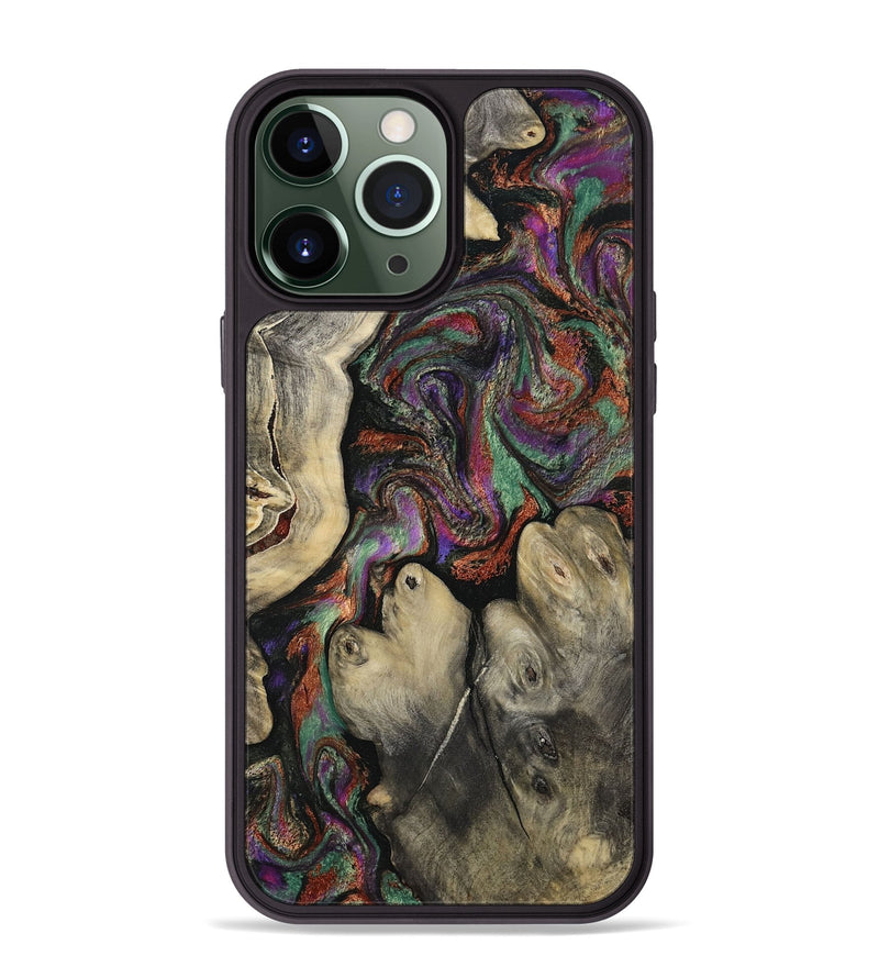 iPhone 13 Pro Max Wood Phone Case - Doyle (Green, 817665)