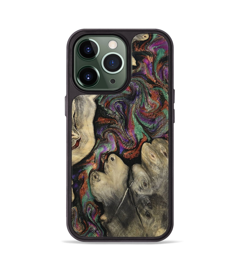iPhone 13 Pro Wood Phone Case - Doyle (Green, 817665)