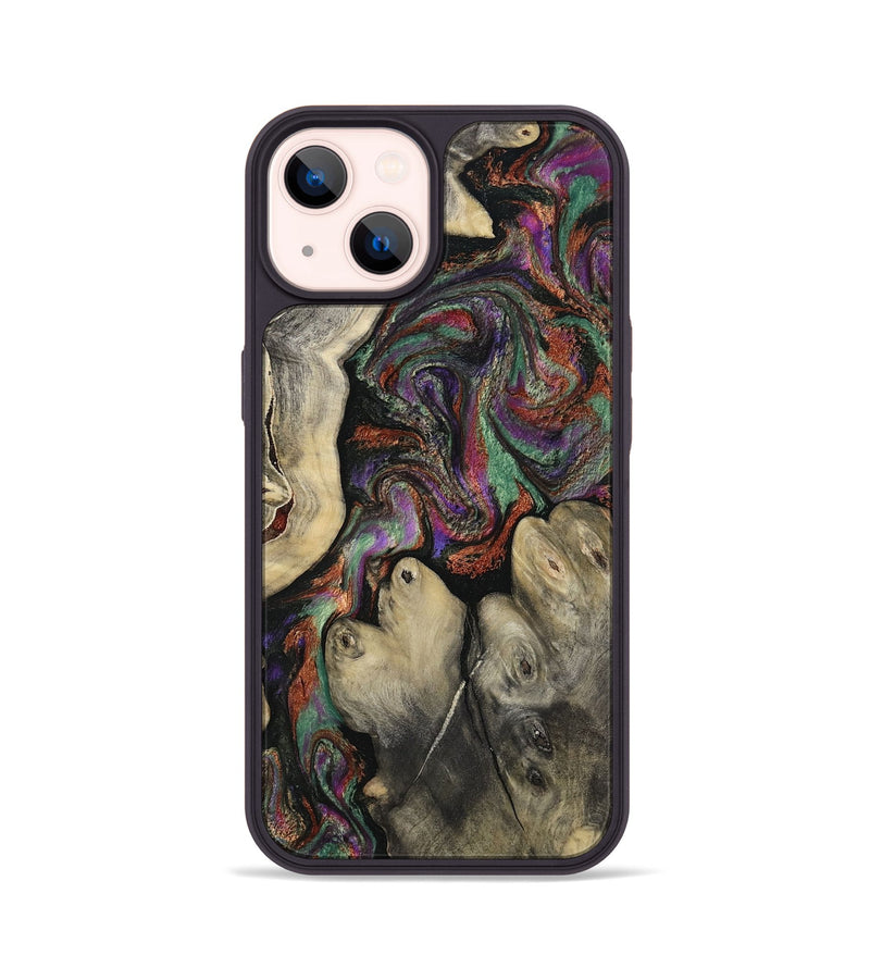 iPhone 14 Wood Phone Case - Doyle (Green, 817665)