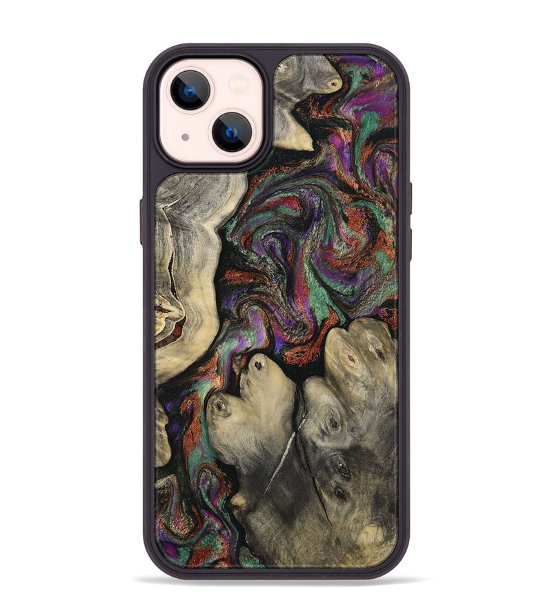 iPhone 14 Plus Wood Phone Case - Doyle (Green, 817665)