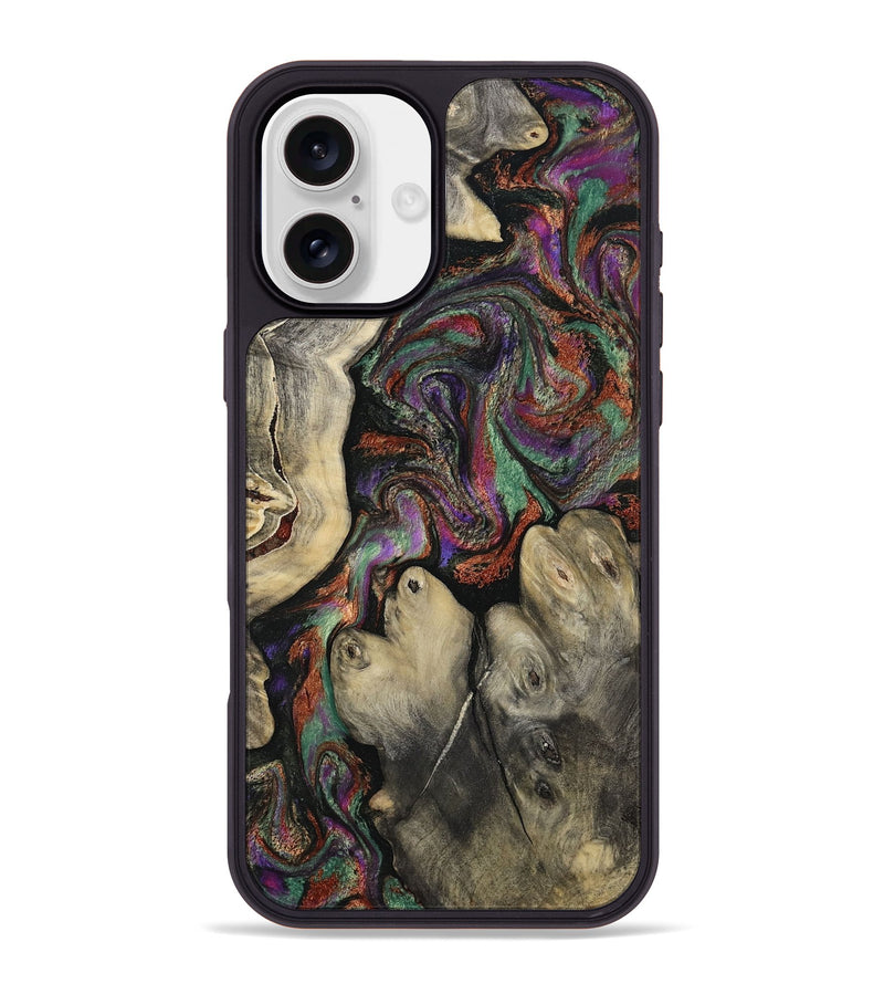 iPhone 16 Plus Wood Phone Case - Doyle (Green, 817665)