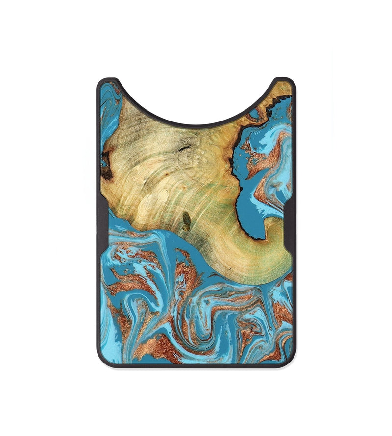 Alloy Wood Wallet - Taliyah (Teal & Gold, 817668)