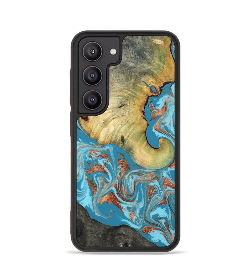 Galaxy S23 Wood Phone Case - Taliyah (Teal & Gold, 817668)