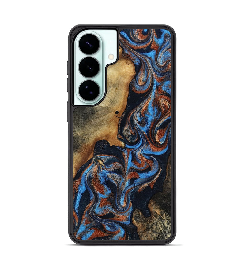 Galaxy S26 Plus Wood Phone Case - Ami (Teal & Gold, 817670)
