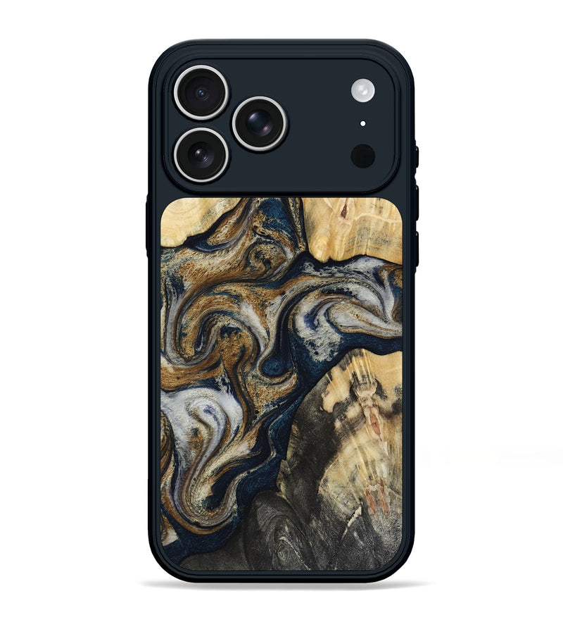 iPhone 17 Pro Max Wood Phone Case - Massimo (Black & White, 817673)