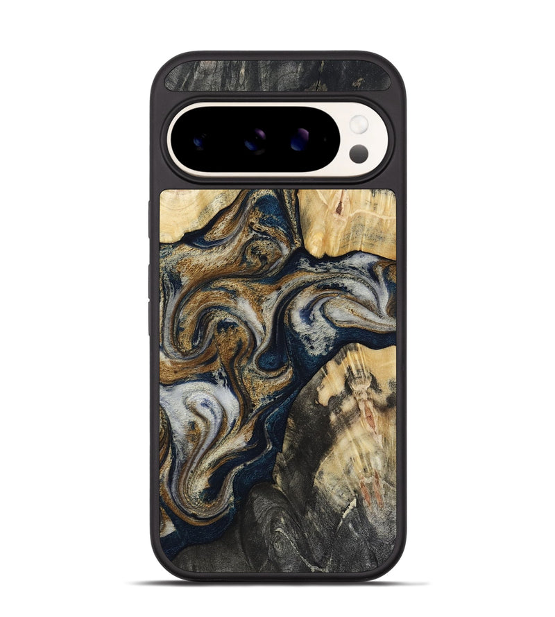 Pixel 9 Wood Phone Case - Massimo (Black & White, 817673)